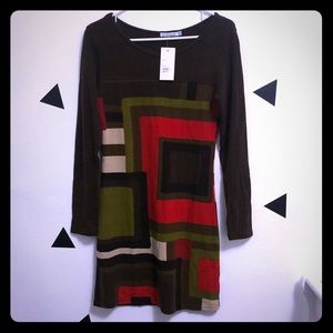 Long sleeve sweater dress NWT